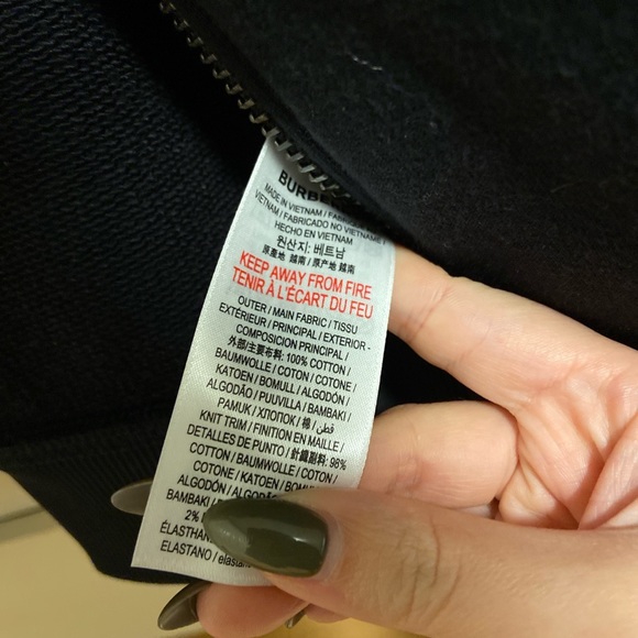 Burberry monogram Aubree black hoodie - Picture 4 of 4